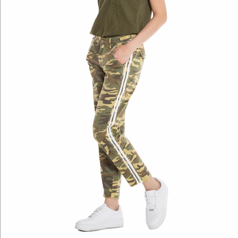 NWT Nordstrom green Da-Nang Bergman crops